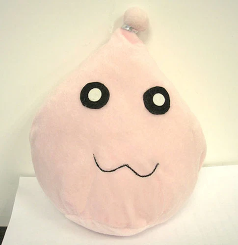 Pink RagnaroK Korea Poring Drip Shaped Plush doll