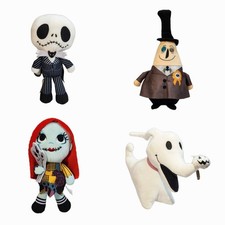 The Nightmare Before Christmas Plush Stuffed Figure 4 Pack Unbox Used