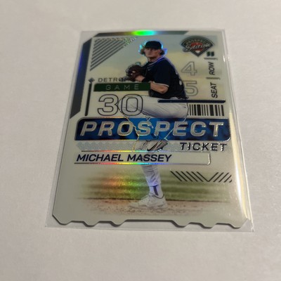 2024 Panini Prospect Edition Michael Massey HOLO TICKET STUB DIE-CUT - #'d 09/24