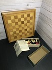1984 L.E. Wooden Standard Chess Board 14"x14" with 1969s Chess Men Pieces Box ♟️ — photo 1