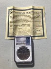 2021-W $1 Silver Eagle MS70 Auto Signed By Angela Buchanan 37th Treasurer