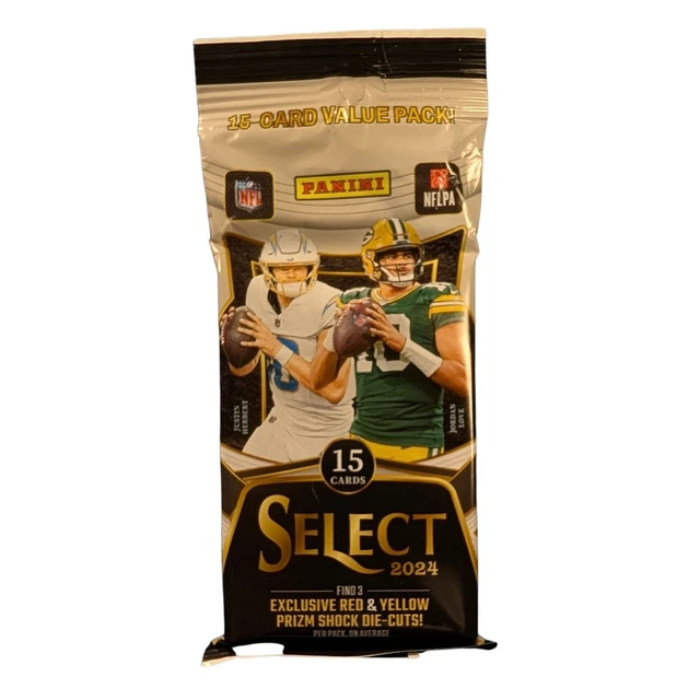 2024 PANINI SELECT NFL CARDS SEALED VALUE PACK **RIP & SHIP** LIVE ON STREAM