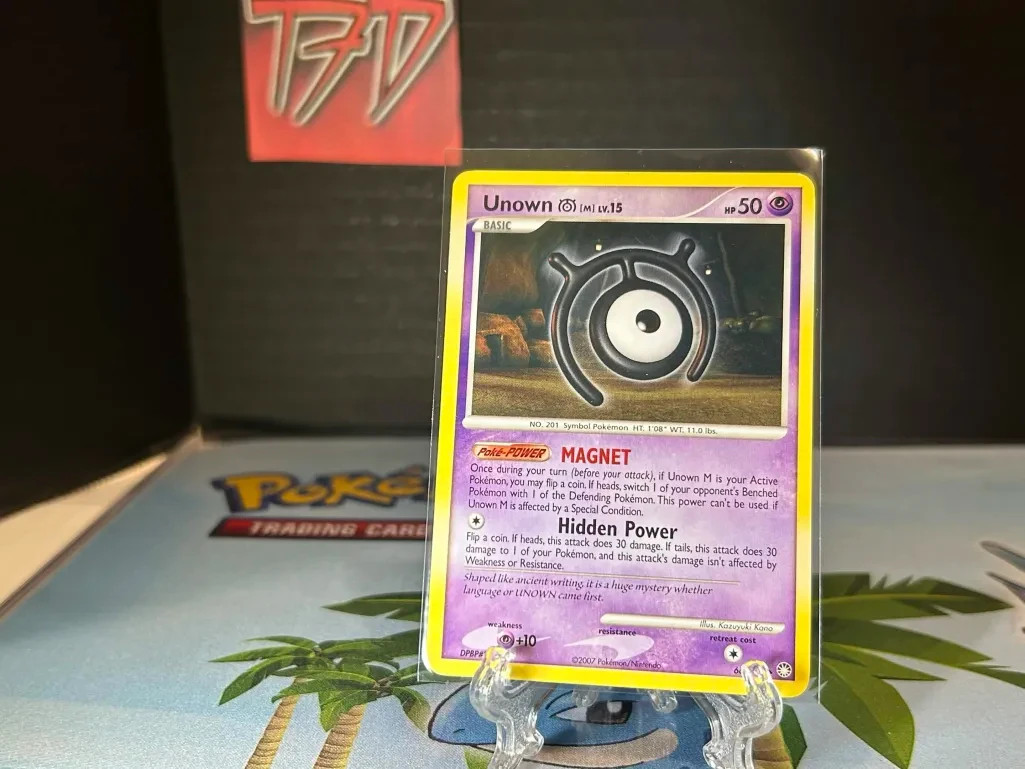Pokemon Unown M 66/123 Mysterious Treasures - LP-
