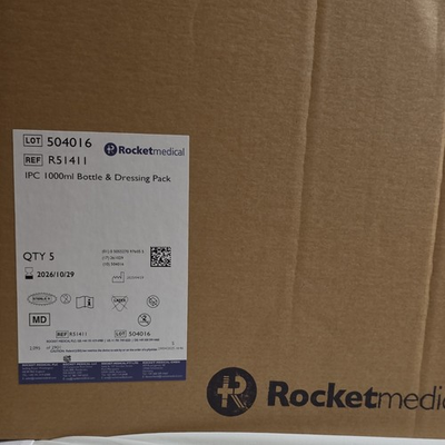 #ad 5 packRocket Medical IPC 1000ml Bottle amp; Dressing Pack R51411 Medical Laboratory $110.00