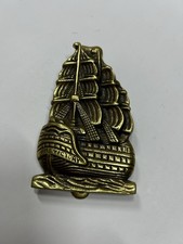 Vintage Brass HMS Victory Large Vintage Door Knocker Nautical Memorabilia