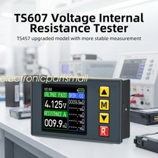 TS607 DC5V TFT Color LCD Voltage Internal Resistance Tester AC 4-Wire Method