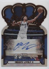 2023-24 Panini Crown Royale Rookie /99 Dereck Lively II #RC-LIV Auto 16wc