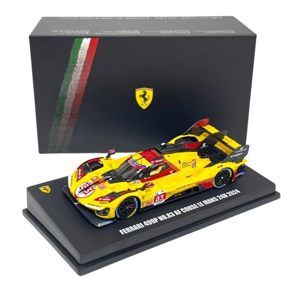 Modellino Auto 1:64 Look Smart Ferrari 499P AF Corse #83 Kubica 24H Le Mans 2024 - Photo 2/4