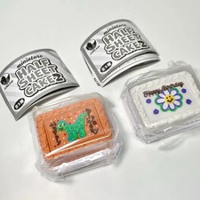 JadeDream Miniature Cake Gacha Set - Chocolate Dinosaur  Happy Birthday