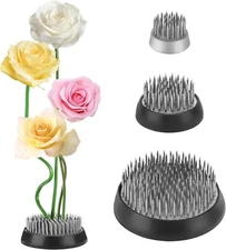 3 Pack Flower Frog Pin Holder Round Stainless Steel Floral Frogs Arranger Flower