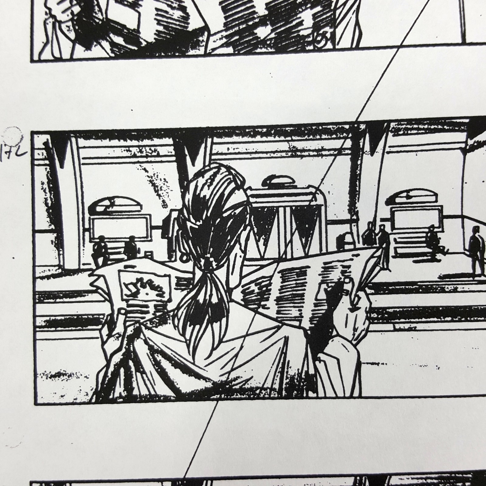 Image 9 of The Fifth Element - Production Used Storyboard, Cab Chase 161-173 , COA