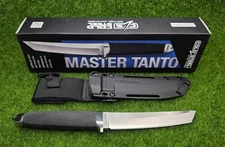 Cold Steel Master Tanto Knife, Tanto Point, Plain 6" Blade, Kray-Ex - 35AB