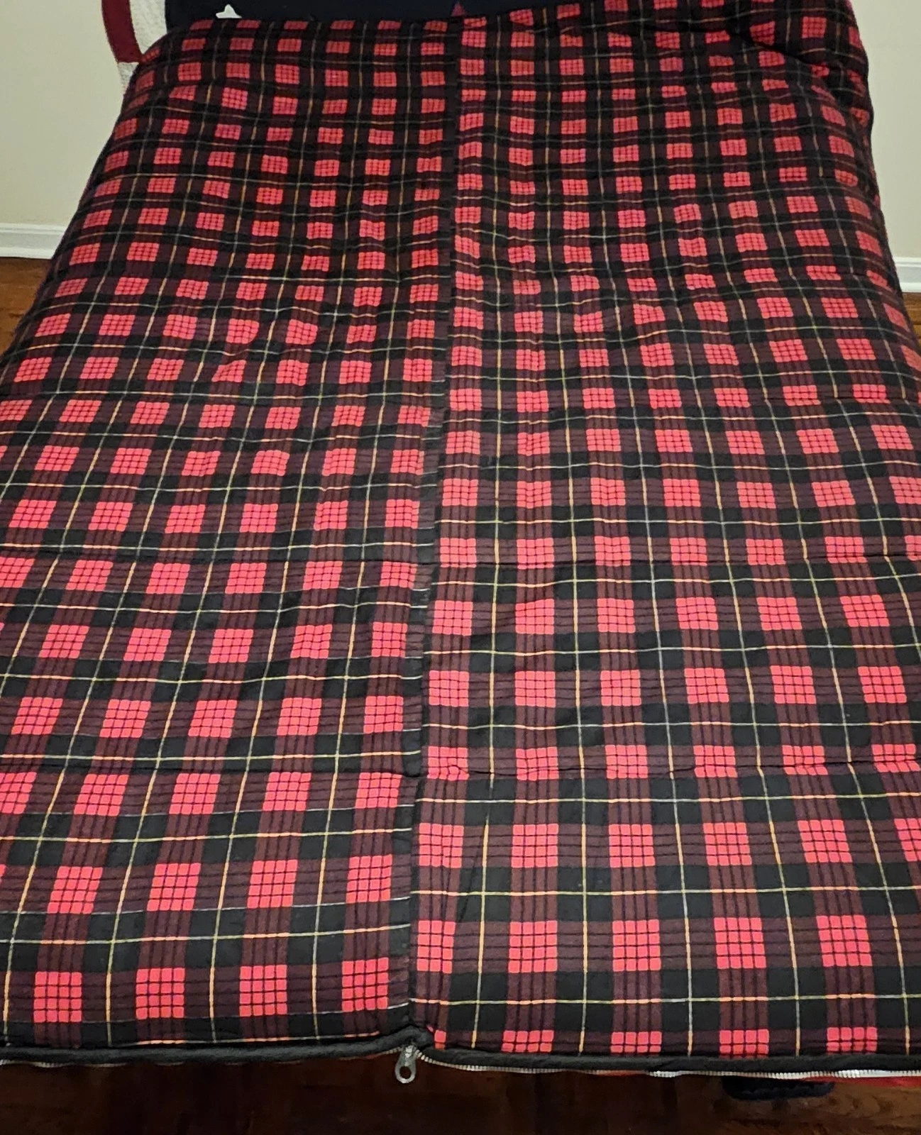 Vintage Emar Sleeping Bag Soft Comfy Flannel Cotton Fabric Inside
