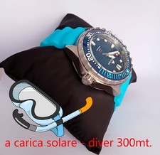 🤿🐠 Orologio SUBACQUEO 300mt a energia solare,  eco-drive con movimento Citizen