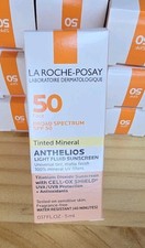 Protector solar La Roche-Posay Anthelios Mineral FPS 50 - 0,17 fl oz 25 pulgadas lote leer