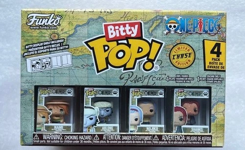 One Piece Nami Funko Bitty Pop! Mini-Figure 4-Pack Shanks Chase