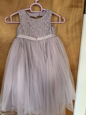 David  s Bridal Toddler Girl Dress 2T Lavender Lace Tulle Flower Girl