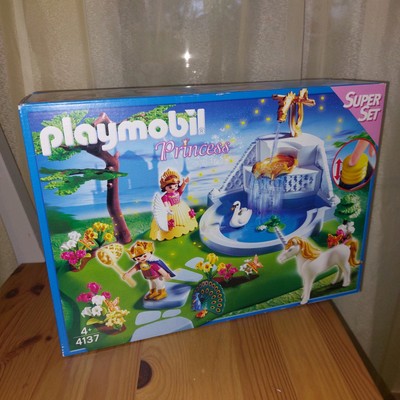 Playmobil Princess 4137: Superset Fontaine Royale/ Boîte Neuve Et Scellée