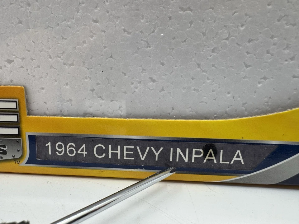 1:24 Jada Toy BigTime Kustom 1964 Chevy Impala Lowrider Model Blak Diecast READ - image 3 of 4