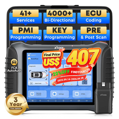 XTOOL IP900BT Bidirectional OBD2 Scanner Full System Diagnostic Tool 41+ Resets