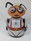 VINTAGE LOUIS MARX MOON CREATURE WIND UP TIN TOY, White Outfit Working