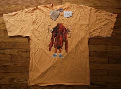 Vintage 90s NWT Save the Children T-shirt Lg Single Stitch He Is My Child Orange