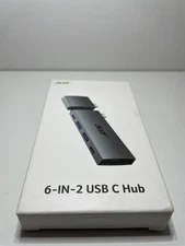 ACER 6 In 2 USB-C Dock Hub, 6 Ports HDMI, Thunderbolt, USB 3.0 & USB Type-C NEW!