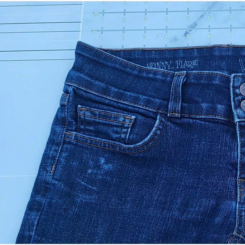 Pantalones Cortos Vans Corte Para Mujer Talla 27 Azul Jean Denim Elastizados Verano Playa Etiqueta 5 Foto 2 de 4