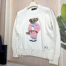 POLO RALPH LAUREN Polo White Bear Crewneck Women Size - M