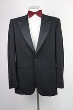 Valentino Jacket Man Size 46 Casual Vintage Wool Papillon