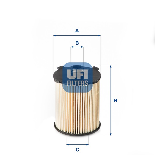 UFI ÖLfilter 25.110.00 Passend FüR Volvo XC60 II 246 156-image