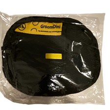 GroomDini Pet Electrostatic Hair Removal Grooming Glove, Black