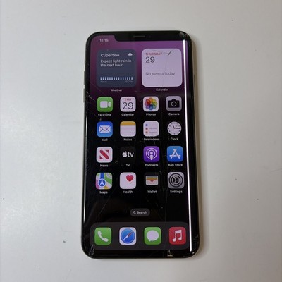Apple iPhone XS Max Gold 64GB Unlocked - Cracked Front/Back