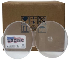 USDISC Clamshell Cases, Single 1 Disc (Clear) Lot