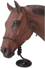 Polypropylene Rope Halter with Attached Lead for Horses