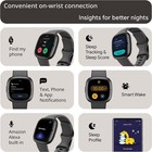 Fitbit Sense 2 Health and Fitness Smartwatch, One Size - Grey/Graphite -...