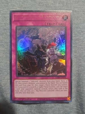 Yu-Gi-Oh Quarter Century Stampede Big Welcome Labyrinth Missing Foil Error Look!