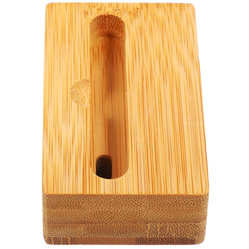 Bamboo Phone Holder for Desk Mobile Desktop Stand Wood Cell Travel Office Sound - 第 8/12 張圖片