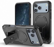 Magnetic Safe Armor Shockproof Hybrid Stand C...