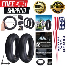 Butyl Rubber Inner Tube Replacement - 2-Pack 8.5" x 2" for Mini Bikes Scooters