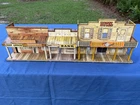 Vintage 1950s Marx Toys Roy Rogers MINERAL CITY Tin Litho Western Town