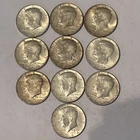 [Lot of 10] - 1964 Kennedy Half Dollar - 90% Silver