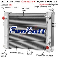 4 Row Aluminum Radiator For Various Toyota Models 16420U350071 16410F210071