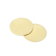 40 PACK,Brass Stamping Blank Round Metal DIY Tag 20mm Dia 0.4mm Thick for Craft