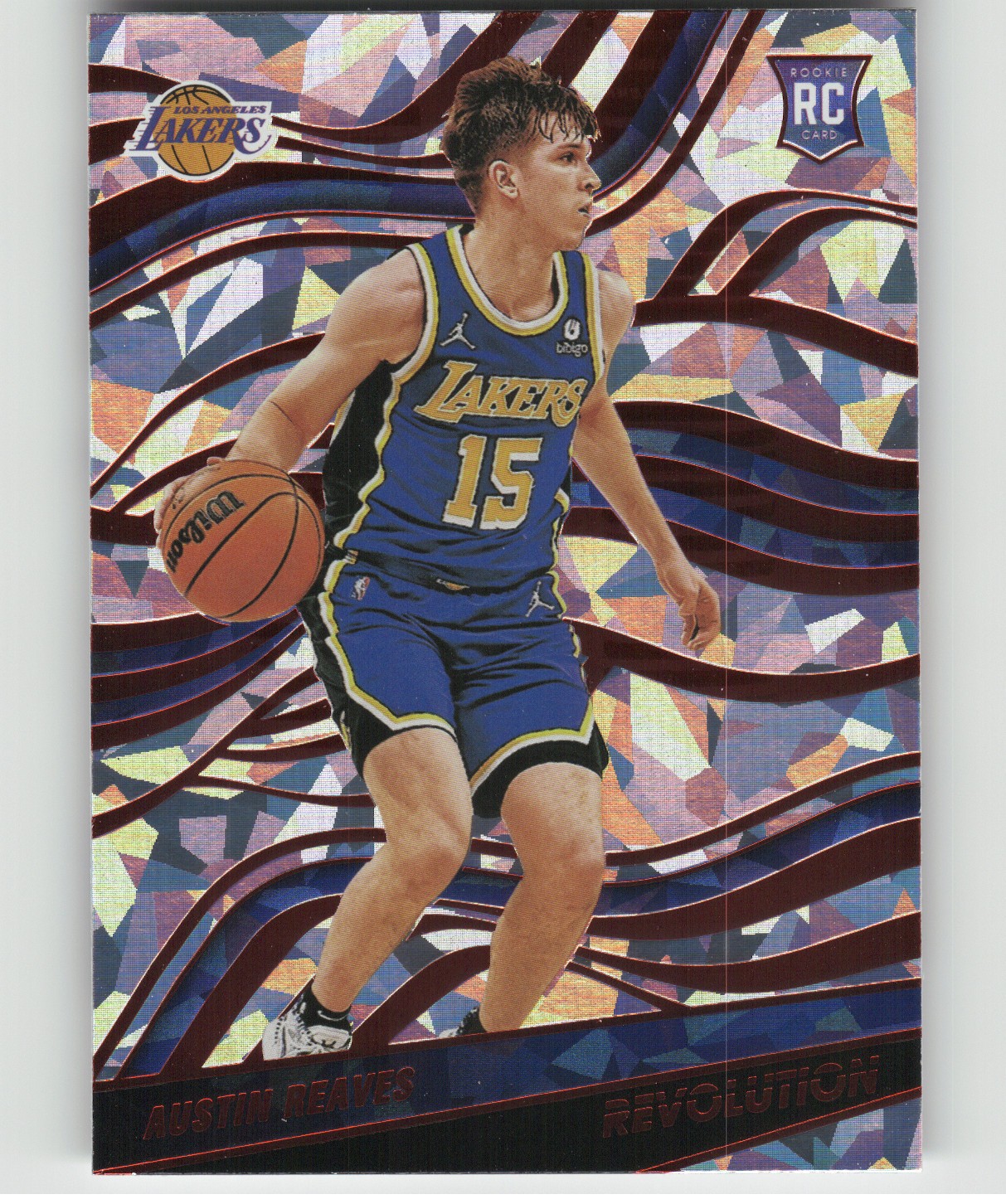 2021 2021-22 Panini Revolution Austin Reaves #132 Chinese New Year RC