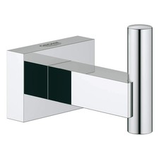Grohe Essentials Cube Robe Hook Starlight Chrome 40511000 40511001