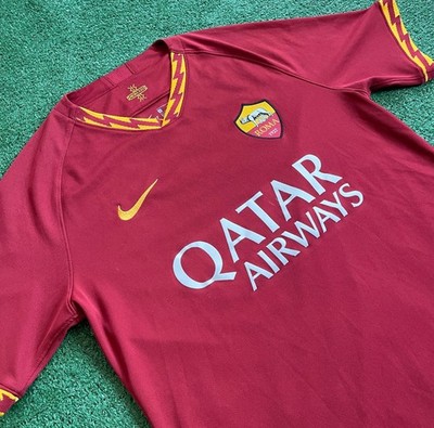 Nike AS Roma 2019/20 Home Football Kit (M) | eBay