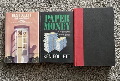 Ken Follett 3 Standalone Novels. First Edition Hardcovers. 1970s 