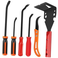 Trim Removal Tool, 6PCS Pry Bar Set with Trim Puller, Pry Bar, Auto Clip