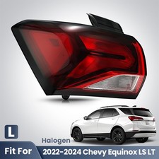 For 2022-2024 Chevrolet Equinox Halogen Outer Taillight Left Driver Side For 2022-2024 Chevrolet Equinox Halogen Outer Taillight Left Driver Side